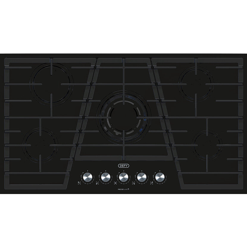 Defy DHG931 hob Black Built-in 89 cm Gas 5 zone(s)