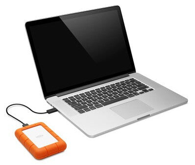 LaCie Rugged Mini external hard drive 4 TB 5400 RPM Micro-USB B 3.2 Gen 1 (3.1 Gen 1) Orange