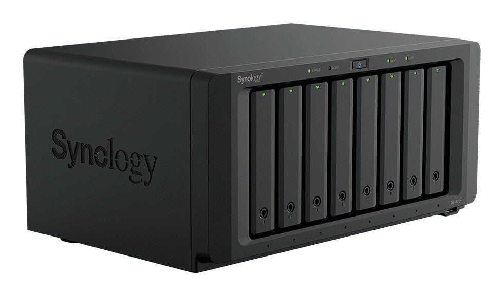 Synology DiskStation DS1825neo+ NAS Desktop AMD Ryzen V1500B 4 GB DDR4 0 TB Synology DSM Black