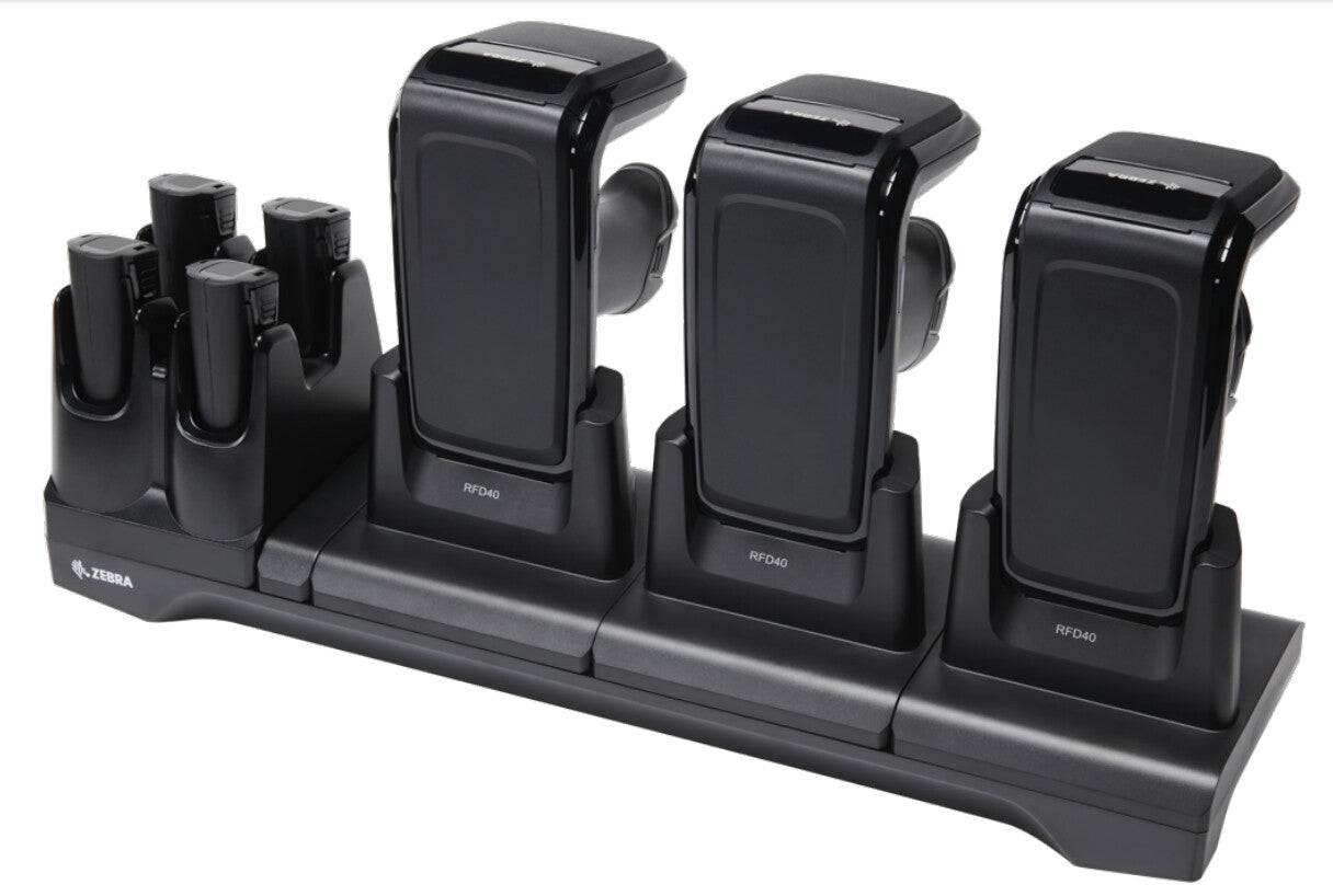 Zebra CRD3S4T-RFD49-UNIV-CHG-1R mobile device charger RFID reader Black AC Indoor