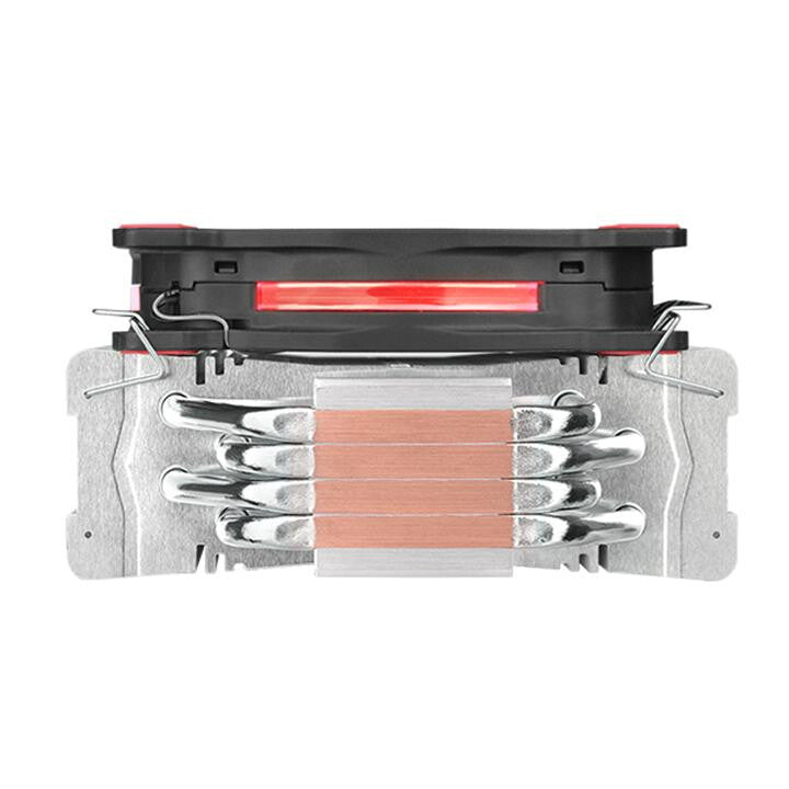 Thermaltake Riing Silent 12 Processor Air cooler 12 cm Black, Red, Silver