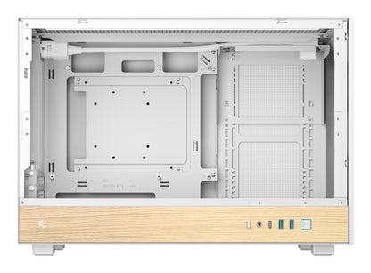DeepCool CH260 WOOD WH Desktop White, Wood