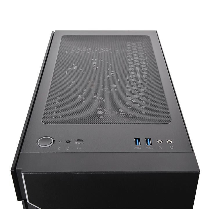 Thermaltake H200 TG RGB Midi Tower Black