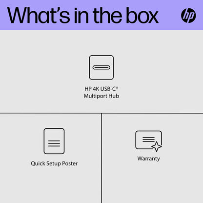 HP 4K USB-C Multiport Hub