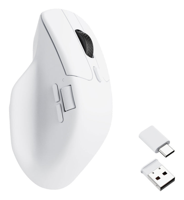 Keychron M6-A3 mouse Home Right-hand RF Wireless + Bluetooth + USB Type-C Optical 26000 DPI