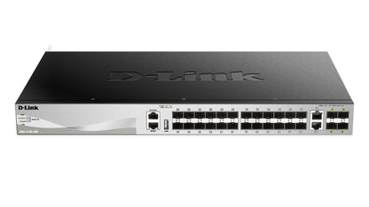 D-Link DGS-3130-30S network switch Managed L3 Black, Grey