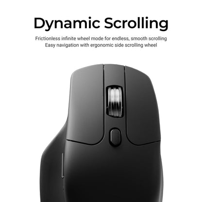 Keychron M6 mouse Universal Right-hand RF Wireless + Bluetooth + USB Type-C Optical 30000 DPI