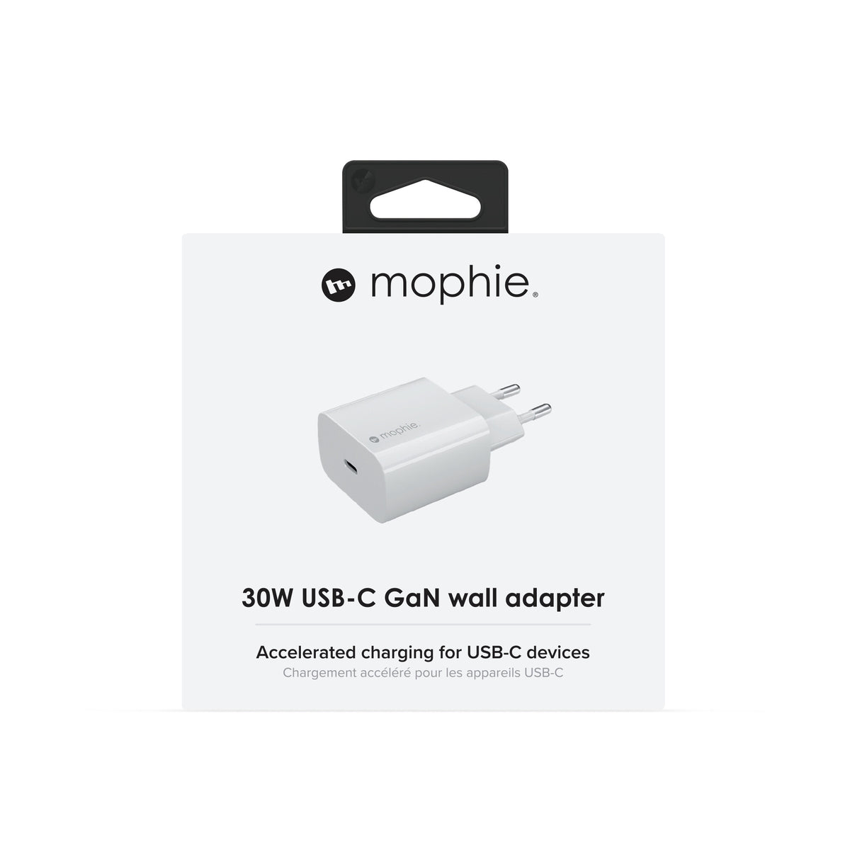 mophie Accessories-Wall Adapter-USB-C-30W-GaN-White-EU
