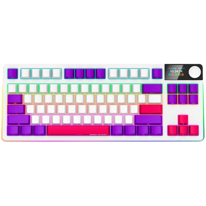 LORGAR KBP70TKLW, Wireless TKL Mechanical Gaming Keyboard Pro, White, EN layout