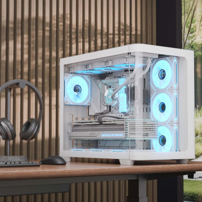 Aerocool P500C Midi Tower White