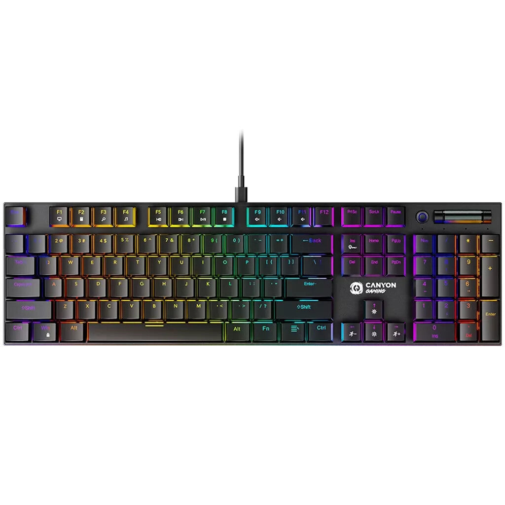Canyon Cometstrike GK-55 keyboard Gaming USB QWERTY English Black