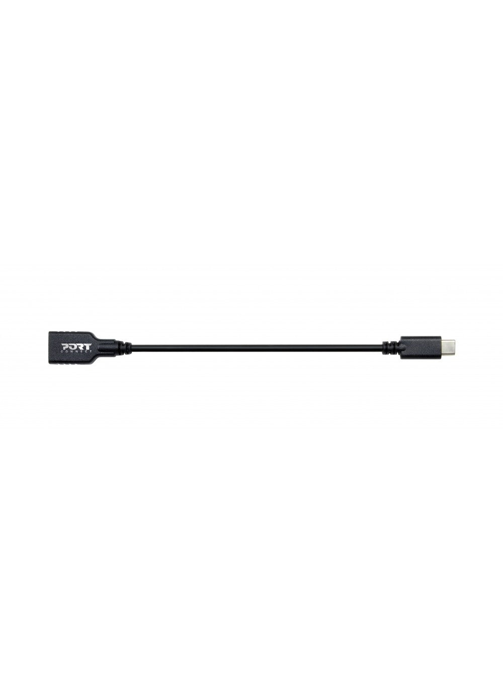 Port Designs 900133 USB cable 0.15 m USB C USB A Black