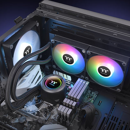Thermaltake TH240 V2 Processor All-in-one liquid cooler 12 cm Black 1 pc(s)