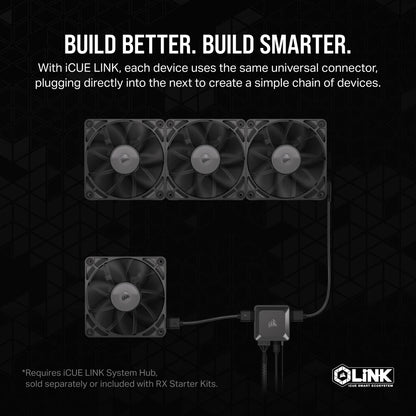Corsair iCUE LINK RX140 Computer case Fan 14 cm Black 1 pc(s)