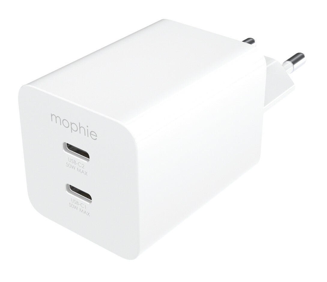 mophie essentials | 50W 2-port fast wall charger