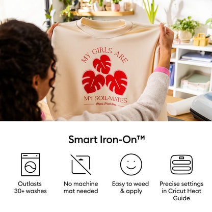 Cricut Smart Iron-On Heat transfer vinyl roll Smooth heat transfer vinyl