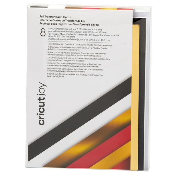 Cricut Joy Foil Transfer Insert 8 sheets