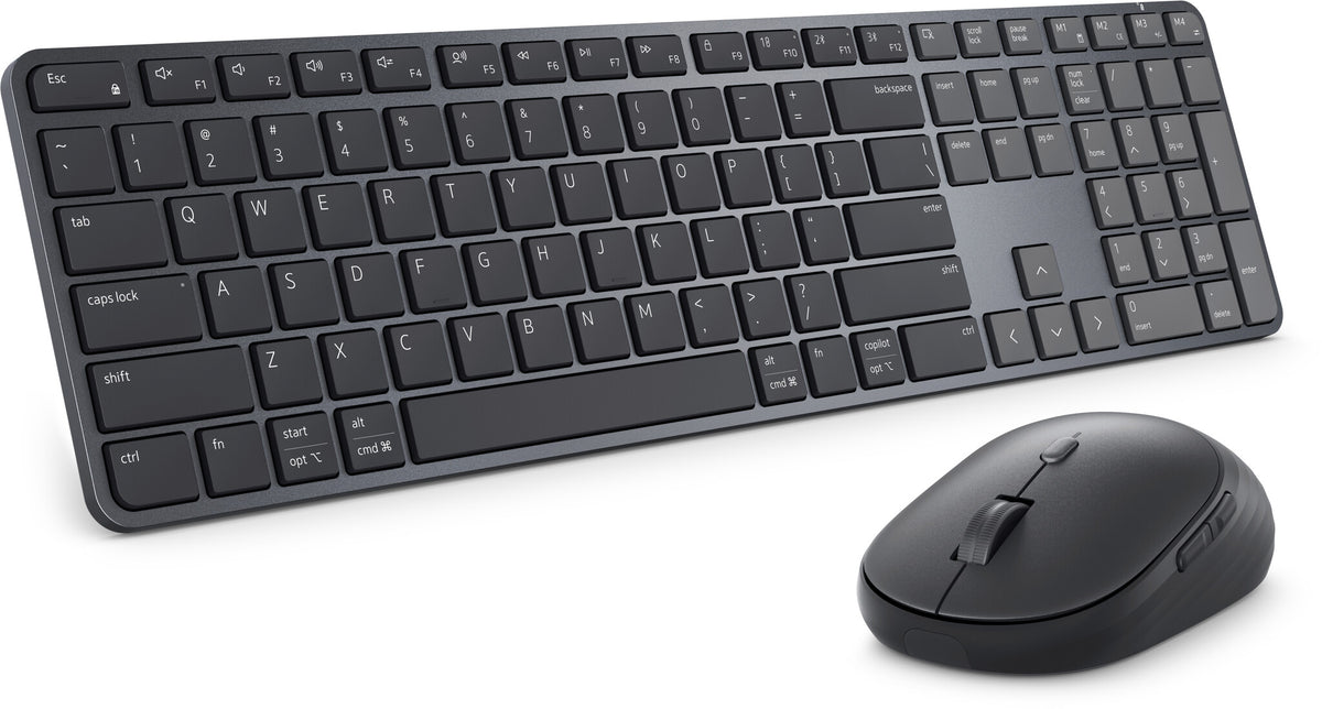 DELL Pro 7 Slim KM726 keyboard Mouse included Home/Office RF Wireless + Bluetooth QWERTY US International Black