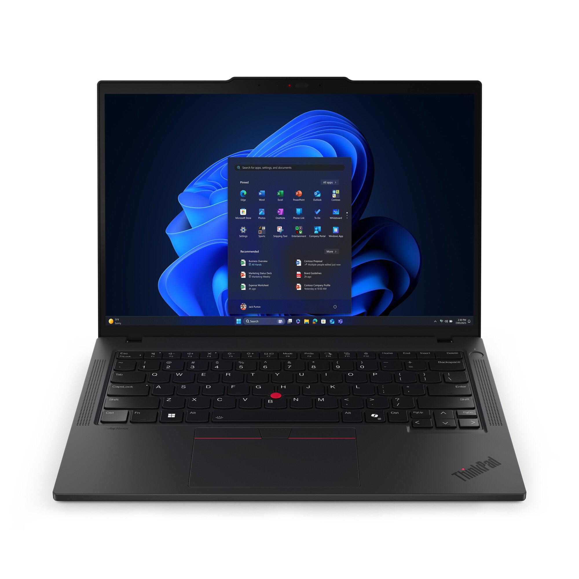 Lenovo ThinkPad T14 Gen 6 (Intel) Intel Core Ultra 7 255U Laptop 35.6 cm (14") WUXGA 32 GB DDR5-SDRAM 1 TB SSD Wi-Fi 6E (802.11ax) Windows 11 Pro English Black