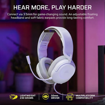 Corsair HS35 v3 Headset Wired Head-band Gaming White