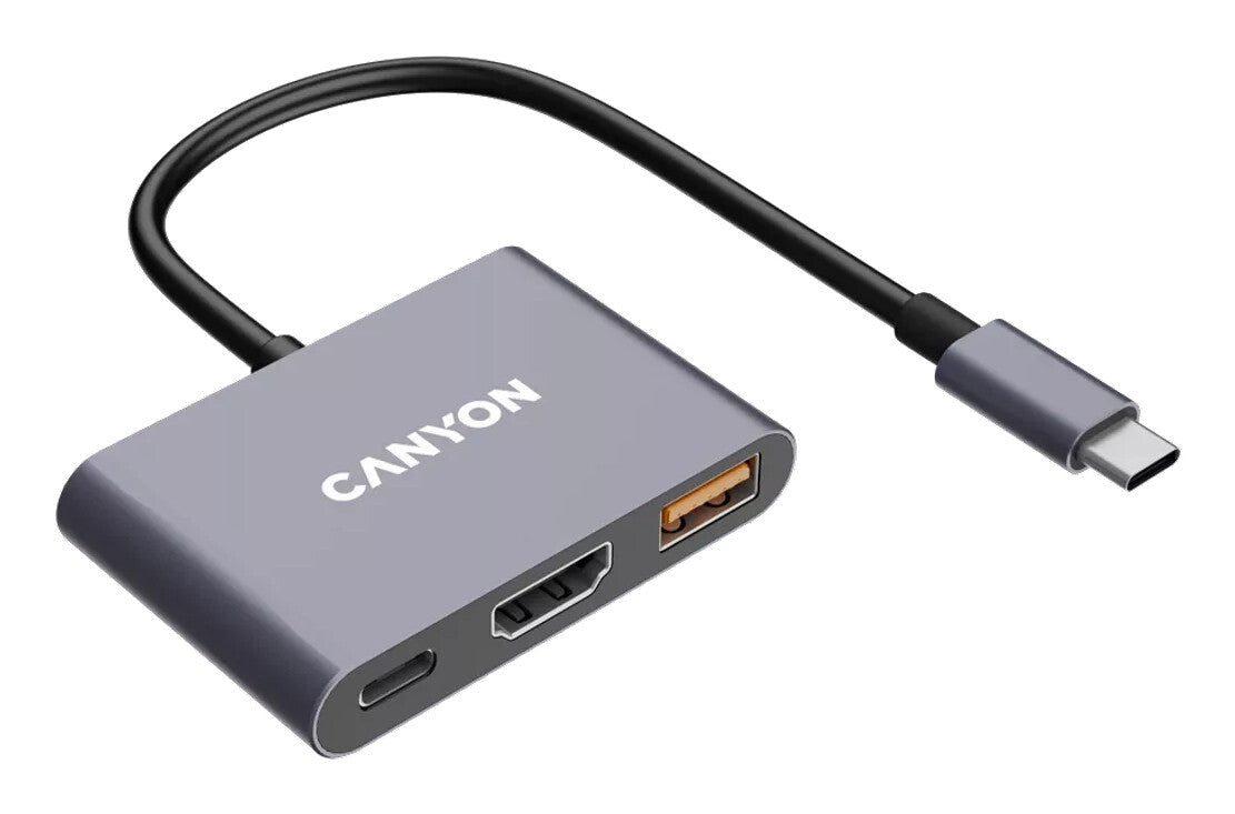 Canyon DS-4 USB Type-C 10000 Mbit/s Grey