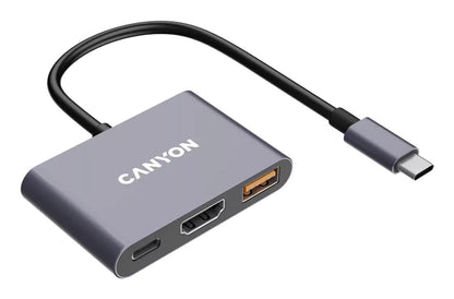 Canyon DS-4 USB Type-C 10000 Mbit/s Grey