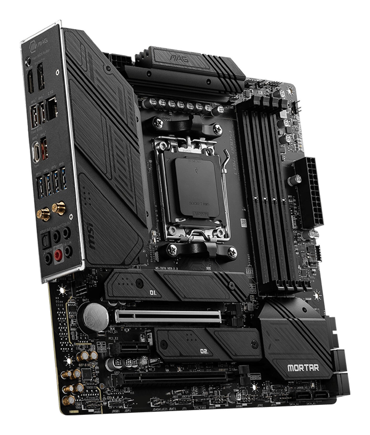MSI MAG B650M MORTAR WIFI motherboard AMD B650 Socket AM5 micro ATX