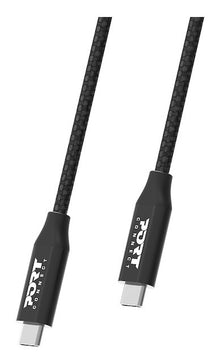 Port Designs 900057 USB cable USB 3.2 Gen 2x2 2 m USB C 20 Gbit/s 100 W Black