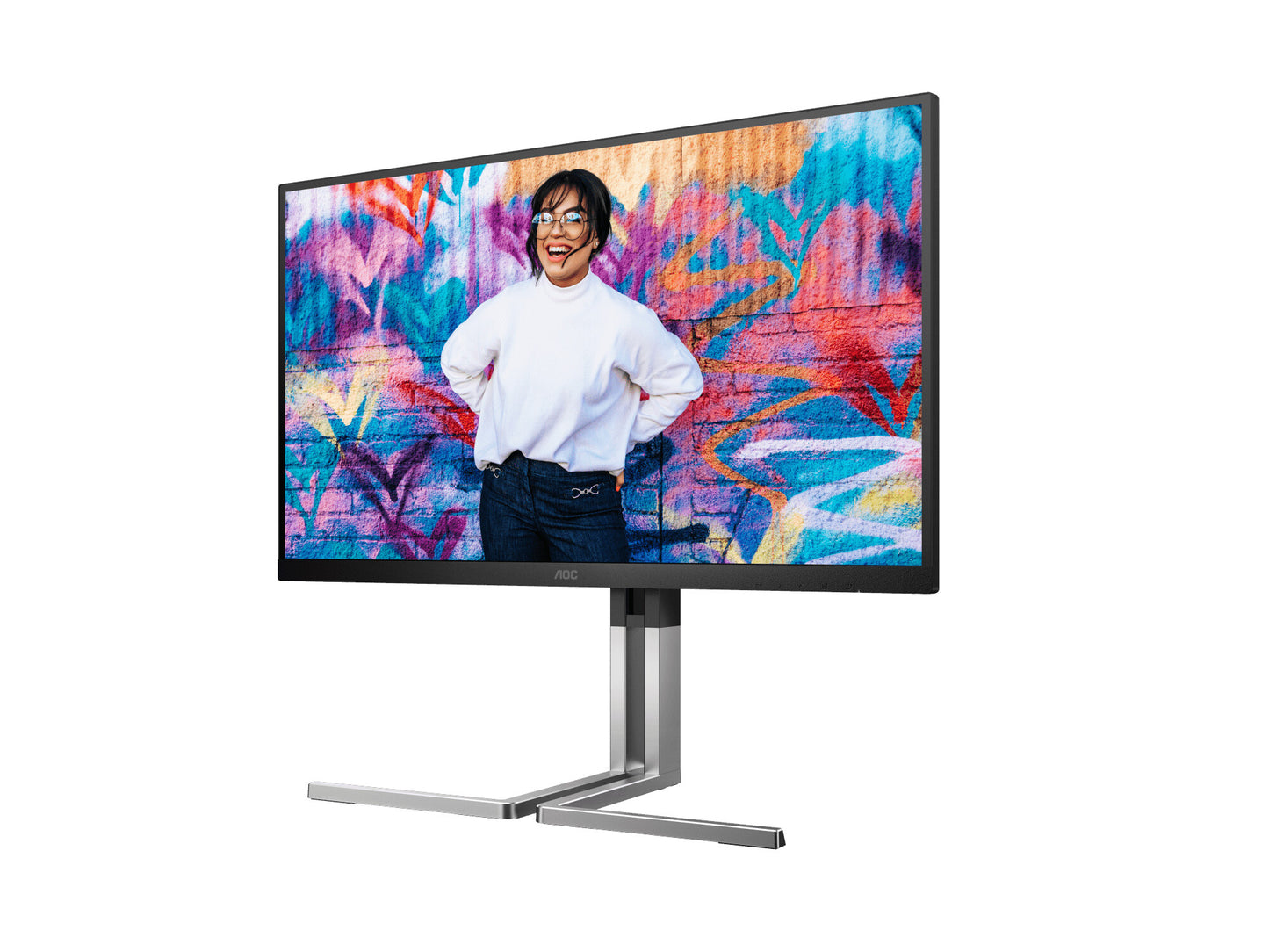 AOC U3 U27U3XD computer monitor 68.6 cm (27") 3840 x 2160 pixels 4K Ultra HD LED Black, Grey