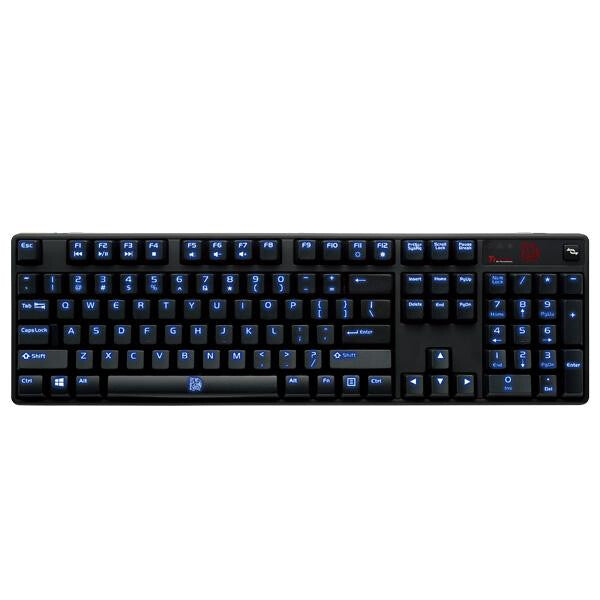 Tt eSPORTS KB-PIZ-KLBLUS-01 keyboard Gaming USB QWERTY English Black