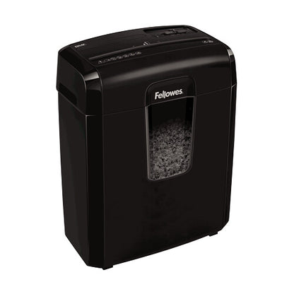 Fellowes Destructora 8Mc paper shredder Micro-cut shredding 22 cm Black