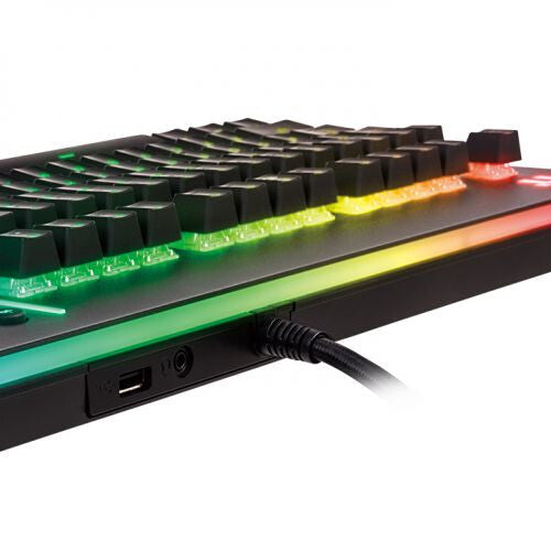 Thermaltake KB-LVT-SSSRUS-01 keyboard Gaming USB QWERTY English Silver