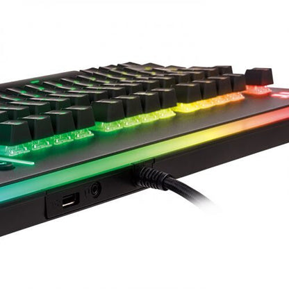 Thermaltake KB-LVT-SSSRUS-01 keyboard Gaming USB QWERTY English Silver