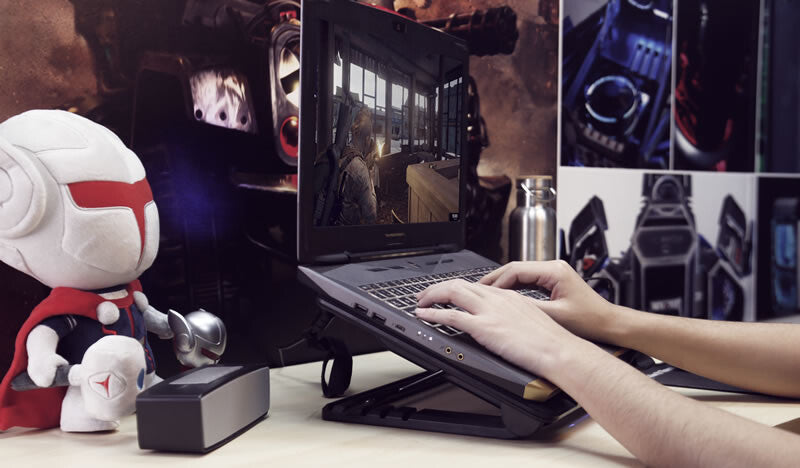 Cooler Master Ergostand IV Laptop stand Black 43.2 cm (17")