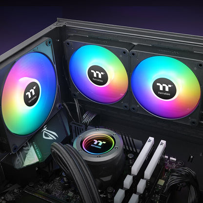 Thermaltake CT120 EX ARGB Computer case Fan 12 cm Black, White 3 pc(s)