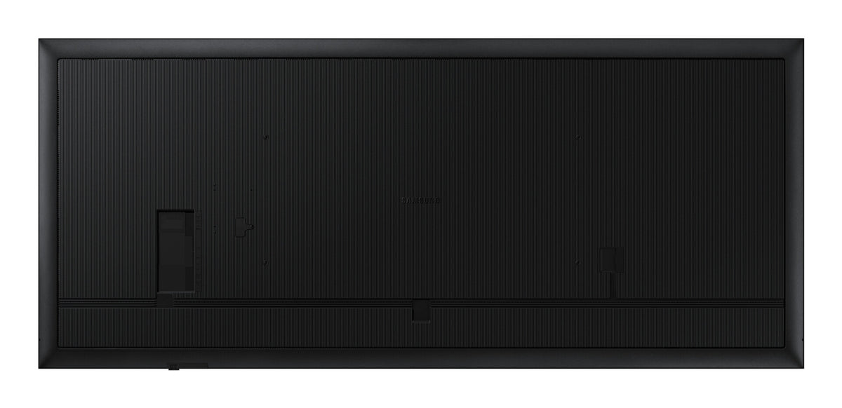 Samsung 105 Professional Display - Ultra-slim design  Resolution: 5120x2160 (21:9)  UHD 5K  24/7 Usage  500nit Brightness  Build-in Speakers 10W x 4  Haze 25%  16GB SSD  Wi-Fi & BT  SoC Media Player: SSSP 10  Portrait & Landscape  Auto Level  IP5X  Samsu