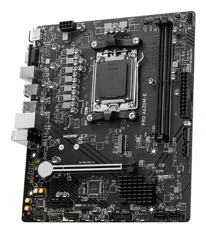 MSI PRO A620M-E motherboard AMD A620 Socket AM5 micro ATX