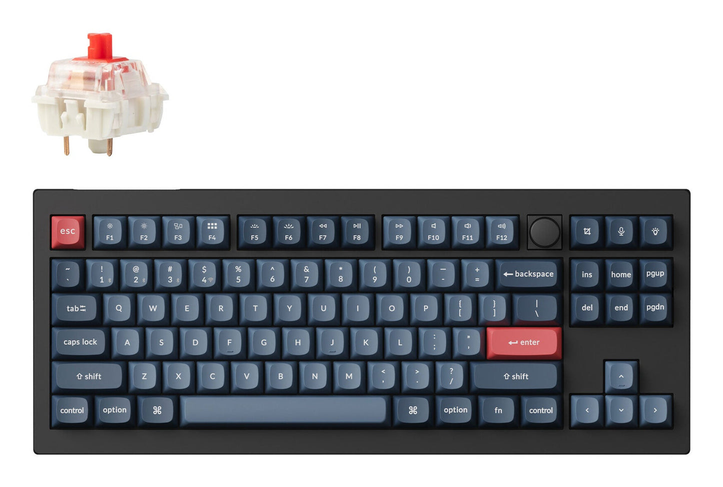 Keychron V3 Max keyboard Universal RF Wireless + Bluetooth Black, Grey