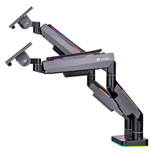 Thermaltake GEA-MSR-DMSBLK-01 monitor mount / stand 88.9 cm (35") Desk Black, Grey