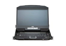 ATEN 4-Port USB HDMI Multi-View Dual Rail WideScreen LCD KVM Switch
