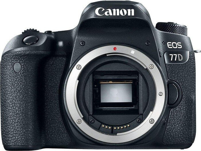 Canon EOS 77D EF-S 10-18 mm f 4.5 5.6 IS STM SLR Camera Body 24.2 MP CMOS 6000 x 4000 pixels Black