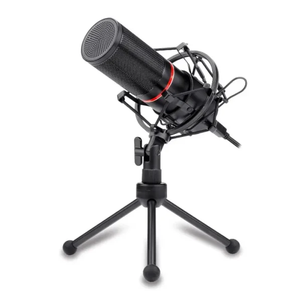 REDRAGON BLAZAR Cardioid USB Gaming Mic and Tripod - Black