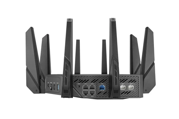 ASUS ROG Rapture GT-AXE16000 wireless router 10 Gigabit Ethernet Tri-band (2.4 GHz / 5 GHz / 6 GHz) Black - Image 3