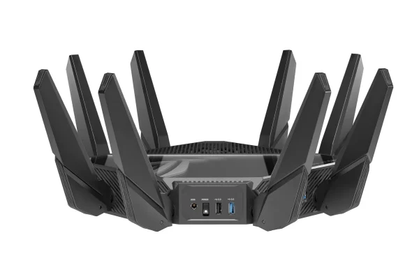 ASUS ROG Rapture GT-AXE16000 wireless router 10 Gigabit Ethernet Tri-band (2.4 GHz / 5 GHz / 6 GHz) Black - Image 4