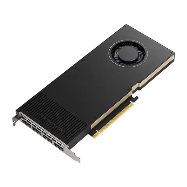 PNY NVIDIA RTX A4000 PROFESSIONAL GRAPHICS CARD. PCI-EXPRESS x16 Gen 4.0; 16 GB GDDR6 ECC 256-bit; 4x DP 1.4a; Nvlink Support;