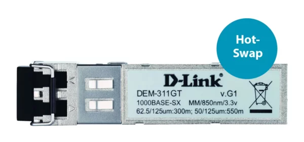 D-Link DEM-311GT network transceiver module Fiber optic 1000 Mbit/s SFP 850 nm - Image 3