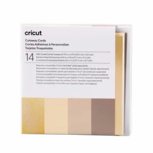 Cricut 2009487 - Cricut Cut-Away Cards Neutrals S40 (12;1 Cm X 12;1 Cm) 14-Pack
