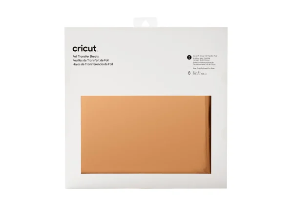 Cricut 2008720 - Cricut Transfer Foil Sheets 30x30cm 8 sheets (Rose Gold) .