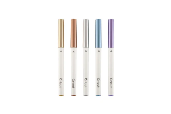 Cricut 2008406 - Cricut Explore/Maker Medium Point Pen Set 5-pack (Metallic); .