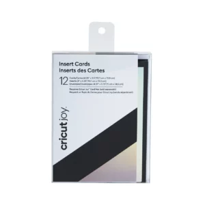 Cricut 2008045 - Cricut Joy Insert Cards 12-pack (Black/Holo); .